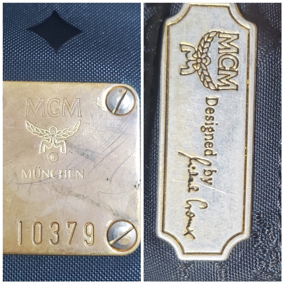 MCM Black Signature Visetos Monogram Shoulder Bag - Picture 4 of 11